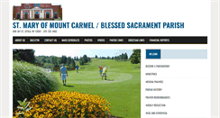 Desktop Screenshot of mountcarmelblessedsacrament.com